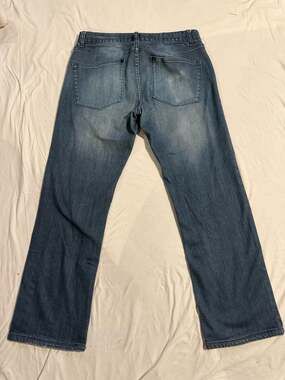 RVCA Chev Denim Men's Straight Leg Wash Blue Jeans Size 32